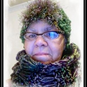original handknitted scarf and hat #12